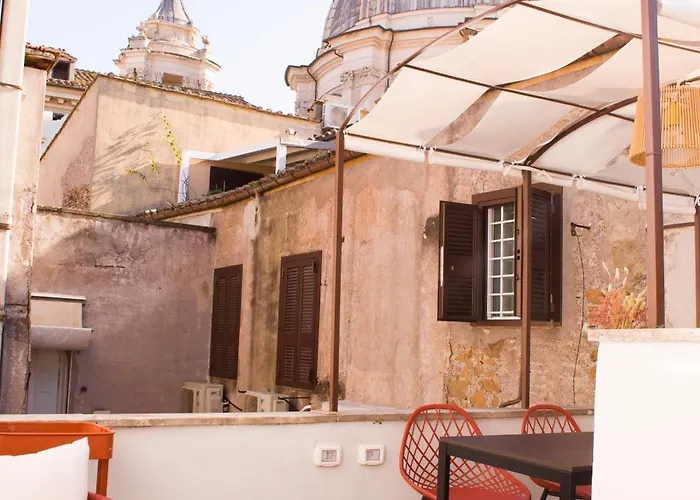 Apartamento Navona Penthouse - Attico Vista Cupola 4 Posti *